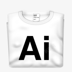 人工智能衬衫Helvetica素材