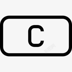 文件类型填充矩形C文件圆角矩形概述界面符号图标高清图片