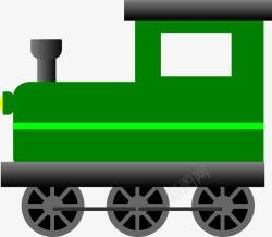 老式火车头绿色的火车头高清图片