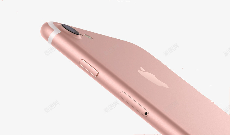 iPhone7玫瑰金色png免抠素材_新图网 https://ixintu.com iPhone7 手机 手机外观 智能手机 玫瑰金色