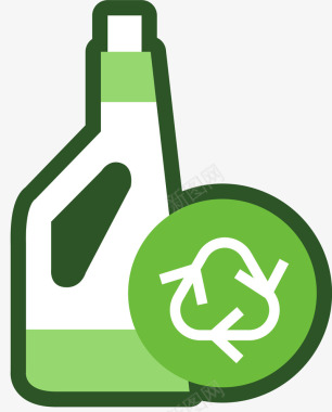 生态绿色循环图标图标