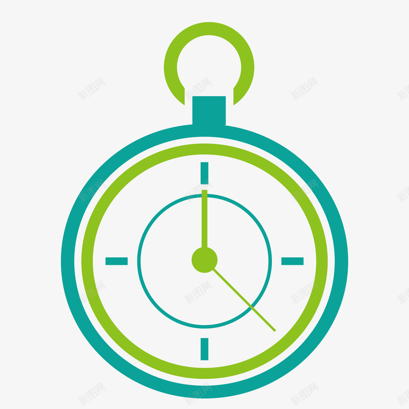 扁平化钟表表盘图标png_新图网 https://ixintu.com app图标 ppt 分针 怀表 挂钟 效率 时针 时间 表 计时 钟表