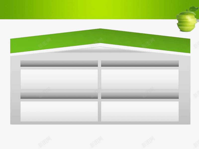 绿色苹果系列PPT模板png免抠素材_新图网 https://ixintu.com PPT文本框 PPT模板 PPT系列 PPT背景 绿色 苹果