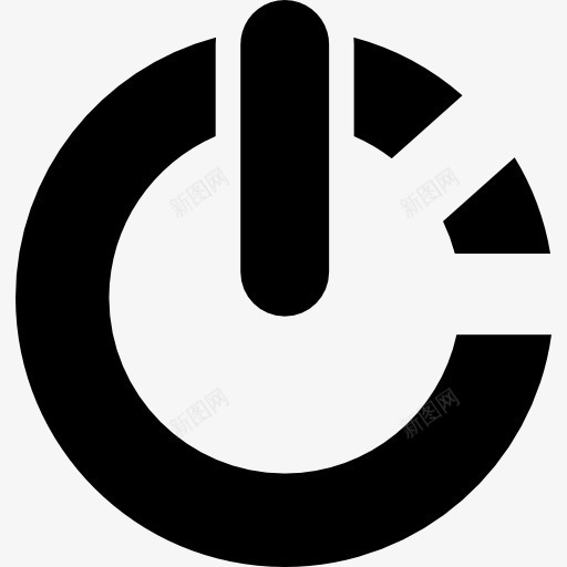 权力的象征图标png_新图网 https://ixintu.com 功率 圆形 接口 标志 符号 能源 通用业务包