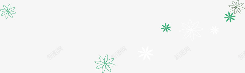 绿色清新花朵韩式png免抠素材_新图网 https://ixintu.com 清新 绿色 花朵 设计