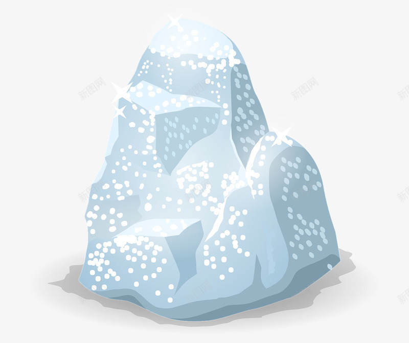 晶莹的雪山png免抠素材_新图网 https://ixintu.com 冰层 北极 雪山