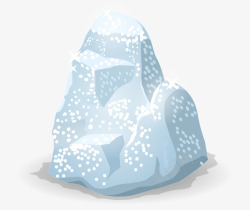 冰层晶莹的雪山高清图片