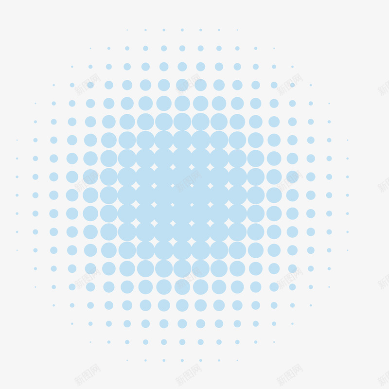 蓝色点状png免抠素材_新图网 https://ixintu.com 商务 点状 素材 蓝色