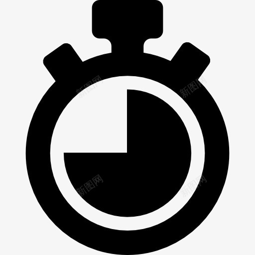 三季度的一个小时图标png_新图网 https://ixintu.com 45 季度 技术 时间 秒表 秒表矢量卡通图 计时器