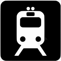Rail轨道火车运输AIGA符号标志图标高清图片