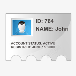 身份证件简介蓝位图标png_新图网 https://ixintu.com Profile id 简介 身份证件