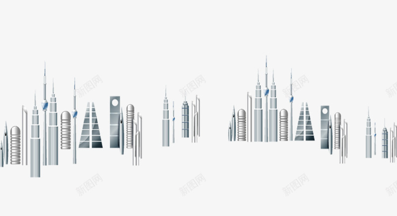 立体建筑png免抠素材_新图网 https://ixintu.com 城市 塔型 建筑 高楼