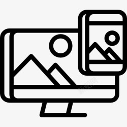 平板电脑设备网页标图标高清图片