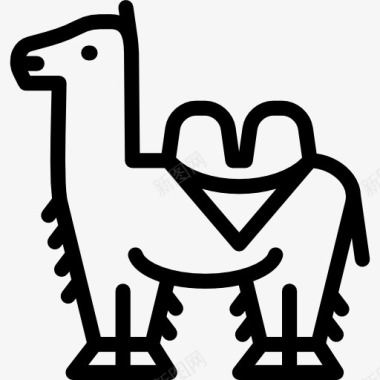 马戏团的骆驼图标图标