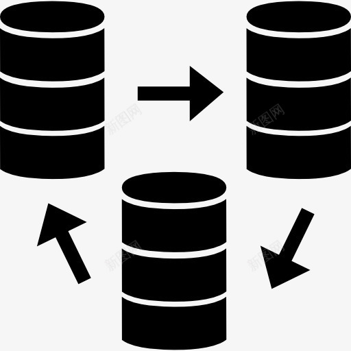 数据管理图标png_新图网 https://ixintu.com 信息管理 数据 数据库 数据库管理 数据管理 界面 符号 象征