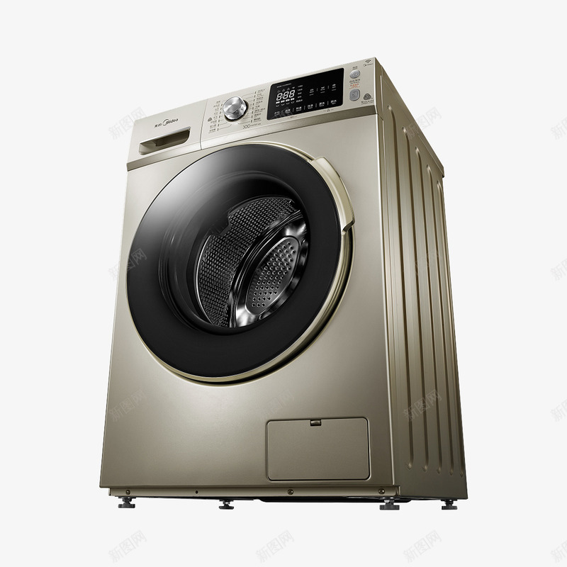 美的黑色智能变频洗衣机png免抠素材_新图网 https://ixintu.com 免费 变频 智能 洗衣机 素材 美的 黑色