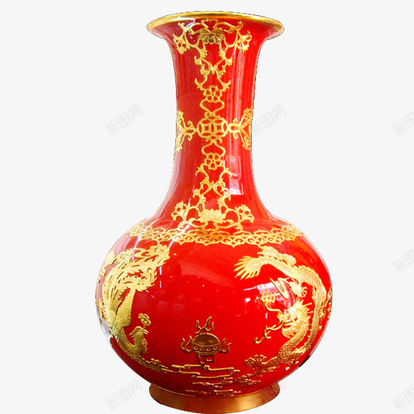 瓷瓶摆件装饰png免抠素材_新图网 https://ixintu.com 古董 摆件 瓷瓶 花瓶 装饰