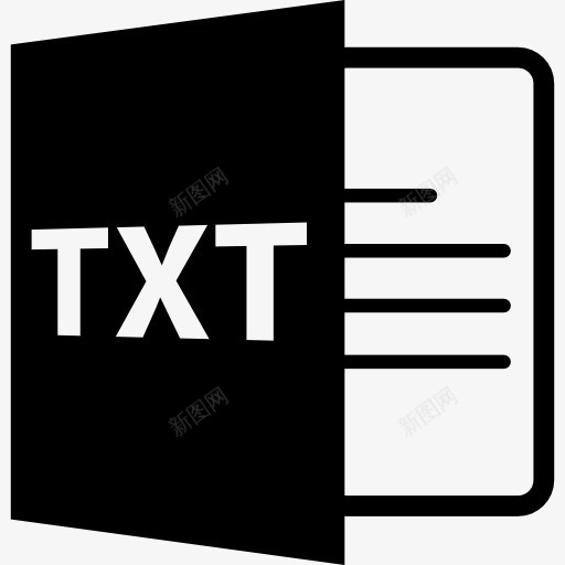 txt开放文件格式图标png_新图网 https://ixintu.com txt txt文件 文本 文本文件 界面