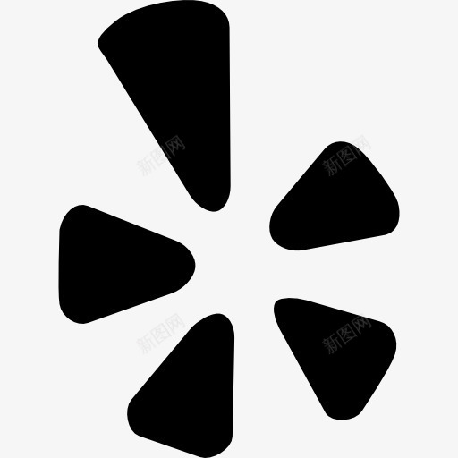 Yelp的标识图标png_新图网 https://ixintu.com 商业标识 商务 在线 标志 电子商务