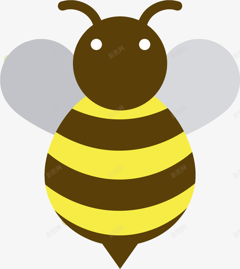 金色小蜜蜂png免抠素材_新图网 https://ixintu.com 卡通 小蜜蜂 蜜蜂 金色 黄色
