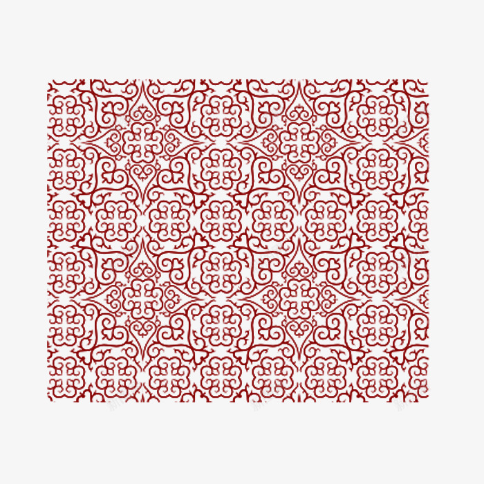 韩式图案png免抠素材_新图网 https://ixintu.com 图案 红色 花纹 装饰