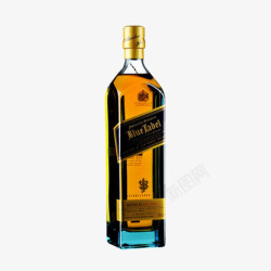 尊尼获加威士忌英国蓝方高清图片