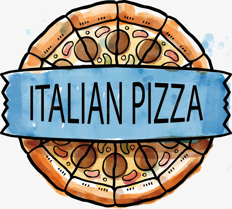 美味字母披萨png免抠素材_新图网 https://ixintu.com 创意 卡通 可爱 字母 彩色的 手绘的 披萨