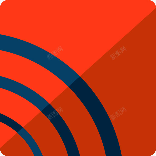 RSS图标png_新图网 https://ixintu.com RSS 品牌和标志 商标 标志 标识 社交媒体 社交网络