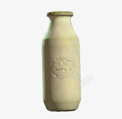 陶瓷牛奶瓶素材