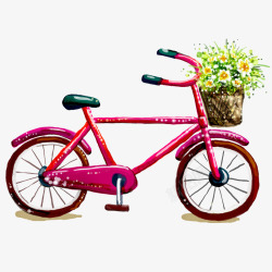 公主自行车自行车高清图片