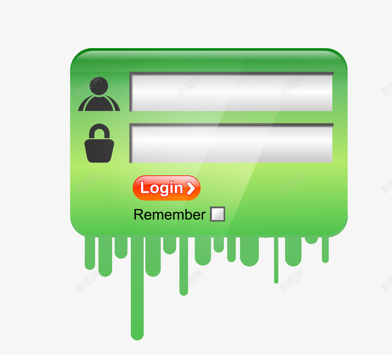 用户名密码png免抠素材_新图网 https://ixintu.com 卡通 后台登录 用户名密码 登录界面 登录窗口 矢量素材