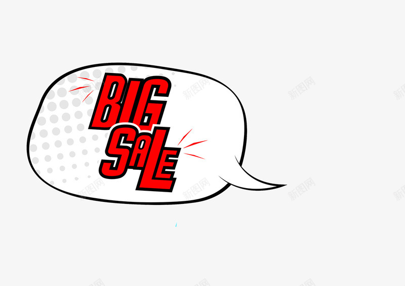 爆炸英文装饰png免抠素材_新图网 https://ixintu.com BIG SALE 爆炸 英文装饰