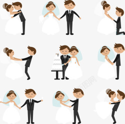 婚礼新人素材