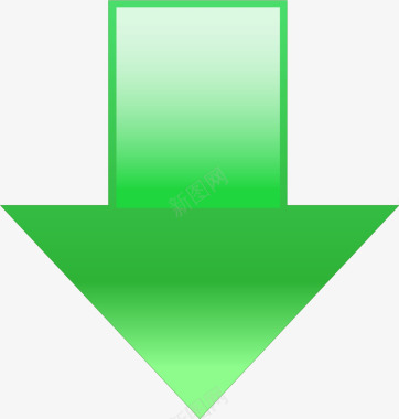 绿色向下箭头图标图标