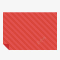 折纸条纹红色条纹文案背景矢量图高清图片