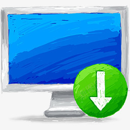 涂鸦风格绿色箭头图标png_新图网 https://ixintu.com 下载 图标 涂鸦 箭头 绿色 风格
