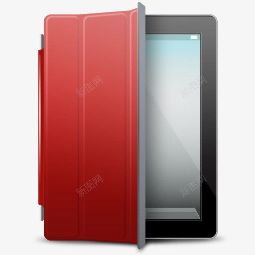 iPad黑红色封面图标png_新图网 https://ixintu.com black computer cover hardware ipad red tablet 封面 平板电脑 电脑 硬件 红色的 黑色的