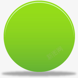 绿色的圆形按钮图标png_新图网 https://ixintu.com 圆形