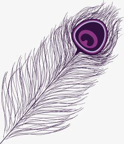 紫色迷你圣诞树紫色迷你风格卡通羽毛高清图片