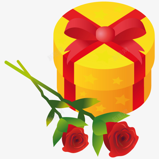 玫瑰礼物图标png_新图网 https://ixintu.com birthday christmas flower gift love present rose valentine xmas 圣诞节 情人节 爱 玫瑰 现在 生日 礼物 花