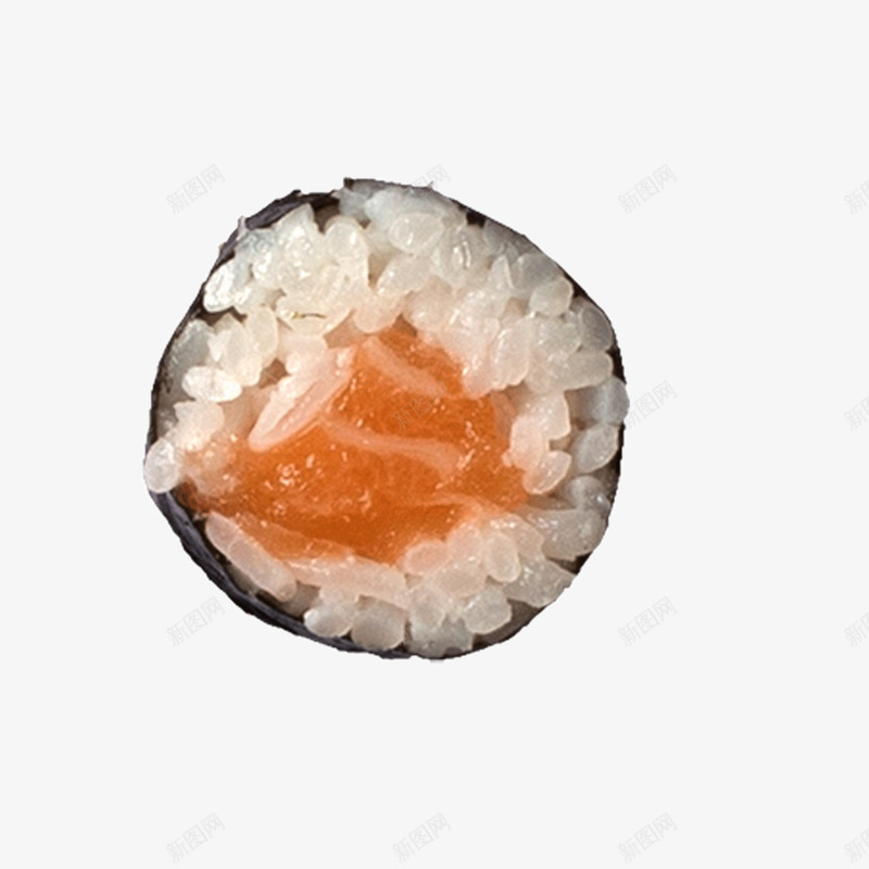 白色寿司psd免抠素材_新图网 https://ixintu.com 俯视 圆形 大米 白色 美食 角度 阴影 食物