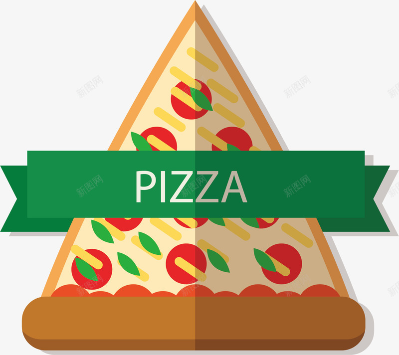 三角形披萨png免抠素材_新图网 https://ixintu.com pizza 三角形 卡通 商务 壁纸 封面 彩色 手绘 插图