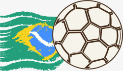 巴西世界杯与足球素材