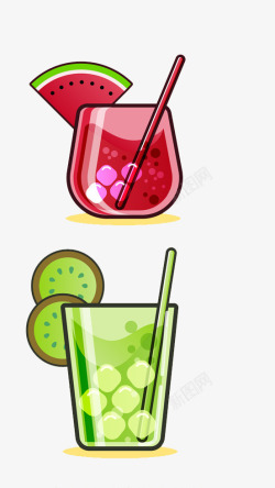 手绘果汁饮料PNG卡通手绘果汁饮料高清图片