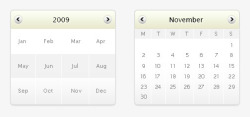 日历控件设计日历UI模型高清图片