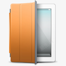 ipad白色的iPadpng免抠素材_新图网 https://ixintu.com cover ipad organge white 封面 白色的