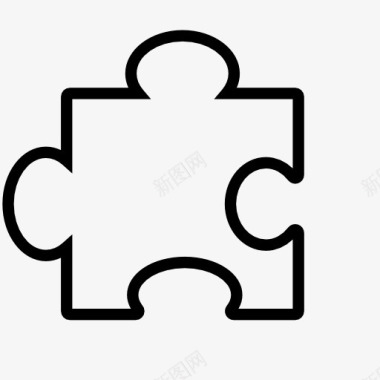 puzzle拼图碎片图标图标