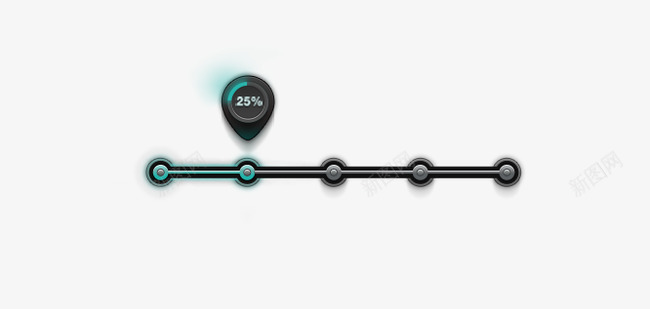 个性进度条PSD源文件png免抠素材_新图网 https://ixintu.com ui进度条设计 个性进度条 进度条