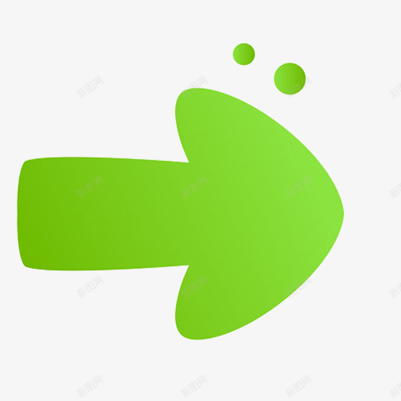 小清新绿色的标示符图标png_新图网 https://ixintu.com 上升的标志 上升的标识 标志符 箭头 箭头标志 绿色的箭头