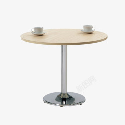 美式现代咖啡桌圆形桌子高清图片